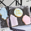 Pastel Birthday Cookie Gift Set